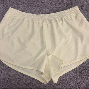 Lululemon Neon Yellow Speed Up Shorts